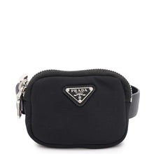 Load image into Gallery viewer, PRADA Belt with Pouch Size 75 Black1CM237 Leather Nylon
