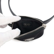 将图像加载到图库查看器中，PRADA Belt with Pouch Size 75 Black1CM237 Leather Nylon
