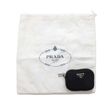 Load image into Gallery viewer, PRADA Belt with Pouch Size 75 Black1CM237 Leather Nylon
