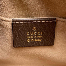 将图像加载到图库查看器中，GUCCI GG Supreme Disney Collaboration Shoulder Bag Beige/Brown648124 GG SupremeCanvas Leather
