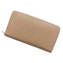 将图像加载到图库查看器中，CELINE Long wallet Beige105003AFE Leather
