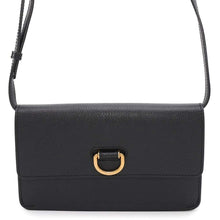 Load image into Gallery viewer, BURBERRY Shoulder wallet Black Leather

