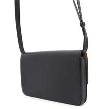 Load image into Gallery viewer, BURBERRY Shoulder wallet Black Leather
