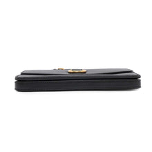 Load image into Gallery viewer, BURBERRY Shoulder wallet Black Leather
