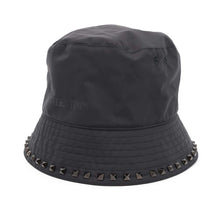 将图像加载到图库查看器中，Valentino Garavani Studded hat Size 57 Black2Y2HGA32UZF Polyester100%
