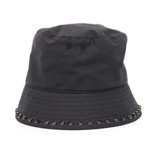 Load image into Gallery viewer, Valentino Garavani Studded hat Size 57 Black2Y2HGA32UZF Polyester100%
