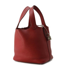 将图像加载到图库查看器中，HERMES Picotin Lock Rouge Garance Taurillon Clemence Size PM
