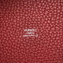 将图像加载到图库查看器中，HERMES Picotin Lock Rouge Garance Taurillon Clemence Size PM
