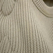 将图像加载到图库查看器中，LOUIS VUITTON 21Stainless Steel Stitched Teddy Pullover Size S Beige1A8P3Z Cotton56% Polyester44%
