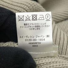 将图像加载到图库查看器中，LOUIS VUITTON 21Stainless Steel Stitched Teddy Pullover Size S Beige1A8P3Z Cotton56% Polyester44%
