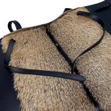 Load image into Gallery viewer, CELINE Hippo phantom Black/Brown Leather Goat fur Size Medium
