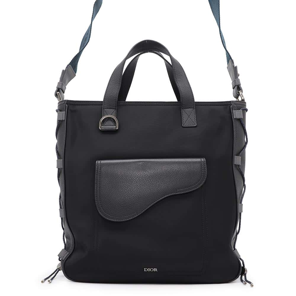 Dior Dior × sacai 2WAYBag Black1ADSH198USH Nylon Leather