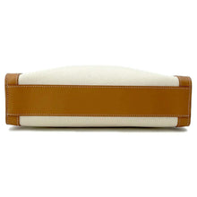 将图像加载到图库查看器中，CELINE Vertical Cover 2WAY Shoulder Natural/Tan192082BNZ.02NT Canvas Leather Size Small
