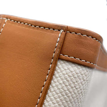 将图像加载到图库查看器中，CELINE Vertical Cover 2WAY Shoulder Natural/Tan192082BNZ.02NT Canvas Leather Size Small
