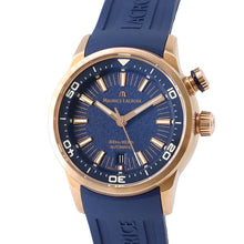 将图像加载到图库查看器中，MAURICE LACROIX Pontus S diver W42mm Bronze Rubber Blue DialPT6248-BRZ0B-430-4
