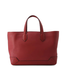 将图像加载到图库查看器中，HERMES Maxibox Cabas Rouge Grenat Evercolor Epsom
