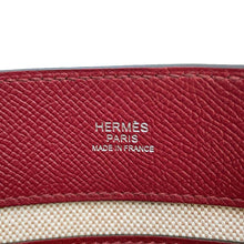 Load image into Gallery viewer, HERMES Maxibox Cabas Rouge Grenat Evercolor Epsom
