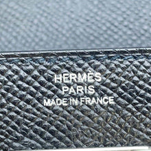 将图像加载到图库查看器中，HERMES Kelly wallet long to go Black Epsom
