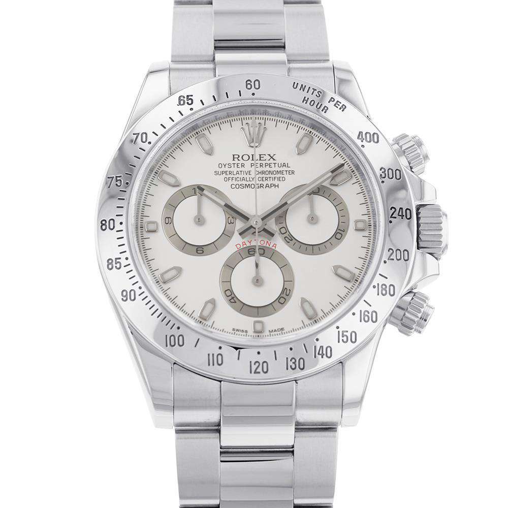 ROLEX Cosmograph Daytona W40mm Stainless Steel White Dial116520