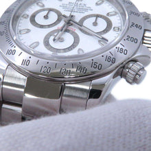 将图像加载到图库查看器中，ROLEX Cosmograph Daytona W40mm Stainless Steel White Dial116520
