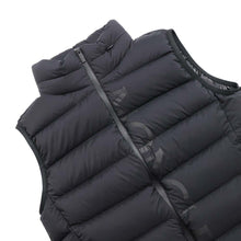 将图像加载到图库查看器中，MONCLER CENIS Down Vest Jacket Size 1 BlackH20931A00012 Nylon100%
