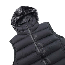 将图像加载到图库查看器中，MONCLER CENIS Down Vest Jacket Size 1 BlackH20931A00012 Nylon100%
