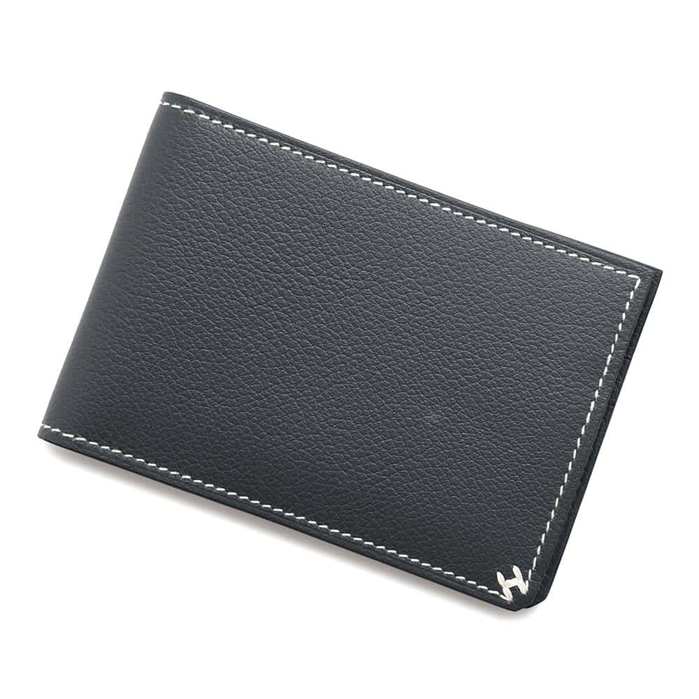 HERMES HSellier Horizontal Card Case Grimist Evercolor