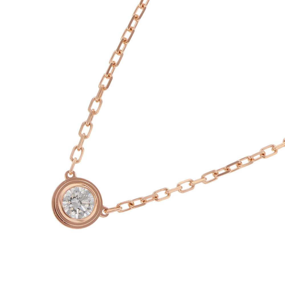 CARTIER Damour Necklace Size LMB7215600 18K Pink Gold