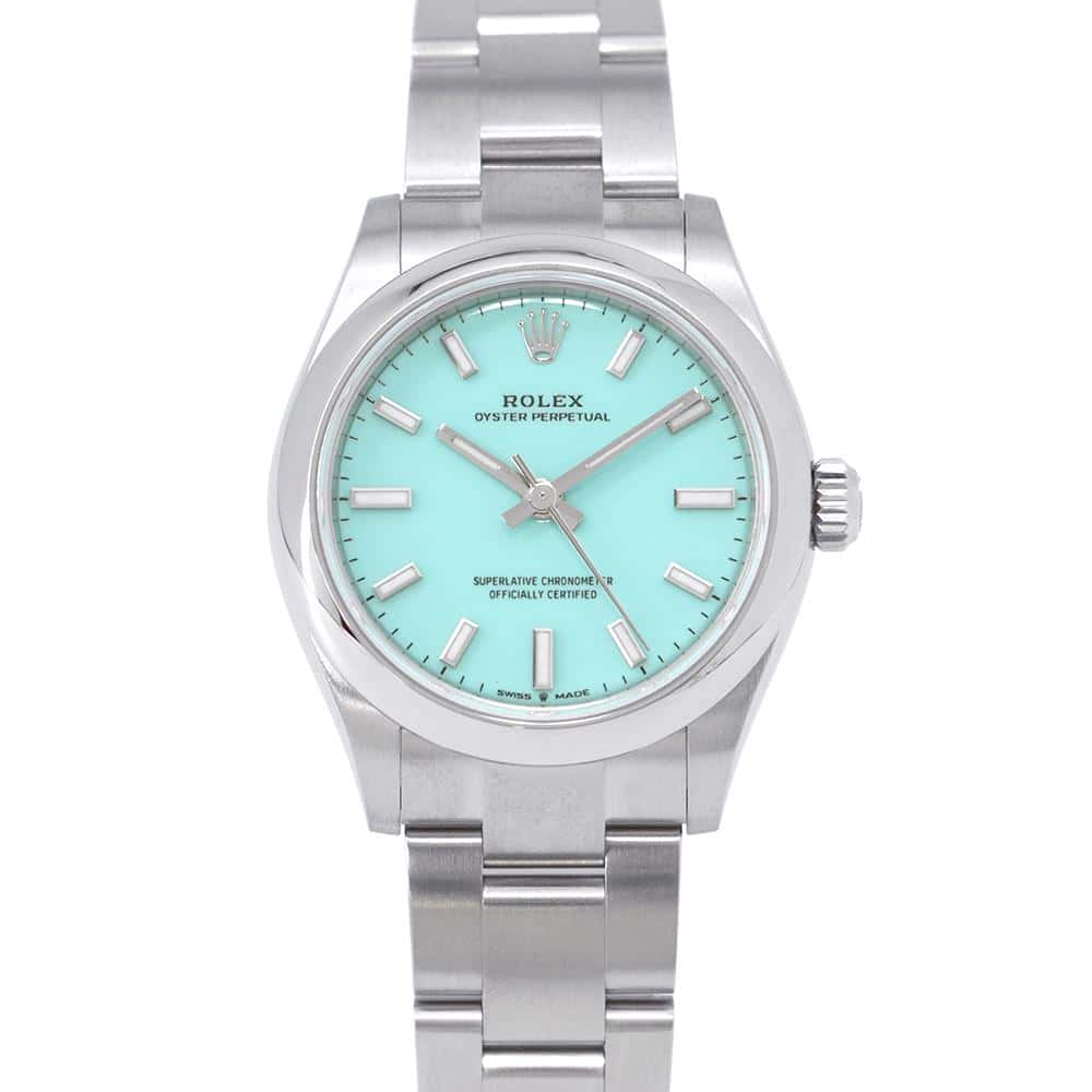 ROLEX Oyster Perpetual W31mm Stainless Steel Turquise Blue Dial277200