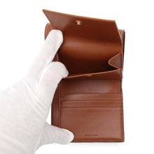 Load image into Gallery viewer, CELINE Triomphe Small Flap Wallet Brown/Beige10D782FCW.01BC Canvas/Leather
