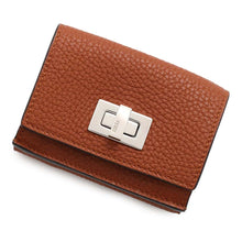 将图像加载到图库查看器中，FENDI Peekaboo Tri-Fold Wallet Brown8M0426 Leather
