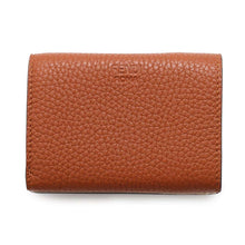 将图像加载到图库查看器中，FENDI Peekaboo Tri-Fold Wallet Brown8M0426 Leather
