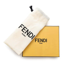 将图像加载到图库查看器中，FENDI Peekaboo Tri-Fold Wallet Brown8M0426 Leather
