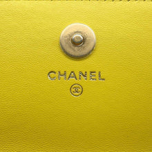 Load image into Gallery viewer, CHANEL Matelasse Cocoball Chain Phone Case YellowAP3071 Lambskin
