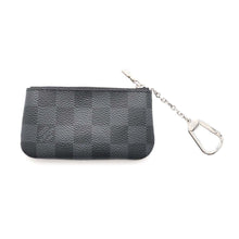 Load image into Gallery viewer, LOUIS VUITTON Pochette Cles NoirN60155 Damier Graphite
