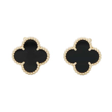 Load image into Gallery viewer, Van Cleef &amp; Arpels Vintage Alhambra EarringsVCARA44200 18K Yellow Gold
