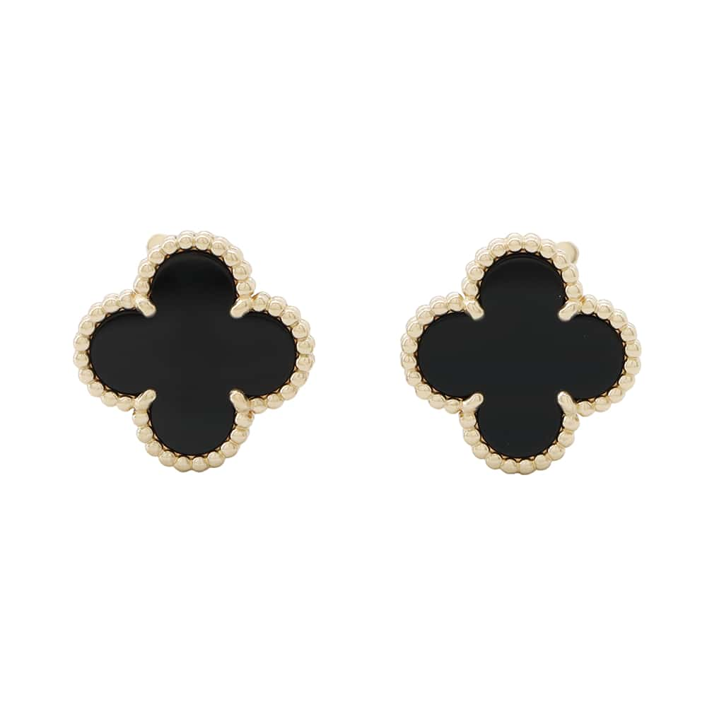 Van Cleef & Arpels Vintage Alhambra EarringsVCARA44200 18K Yellow Gold