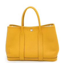 将图像加载到图库查看器中，HERMES Garden Party Jaune Ambre Negonda Leather Size TPM
