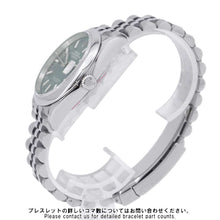 将图像加载到图库查看器中，ROLEX Datejust 36 W36mm Stainless Steel Mint Green Dial126200
