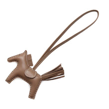 Load image into Gallery viewer, HERMES Rodeo Bag Charm Etoupe Lambskin Size PM
