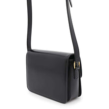 Load image into Gallery viewer, CELINE Teen Triomphe Shoulder Bag Black188423 Shiny Calf Leather
