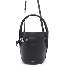 Load image into Gallery viewer, CELINE big bag bucket Black187243 Leather Size Nano
