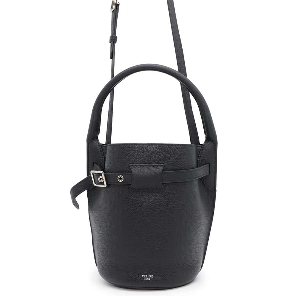 CELINE big bag bucket Black187243 Leather Size Nano