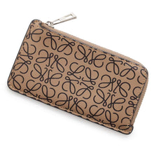 将图像加载到图库查看器中，LOEWE Coin card holder Beige107.55GK07 Leather
