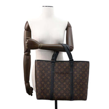 Load image into Gallery viewer, LOUIS VUITTON Weekend tote BeigeM45734 Monogram Macassar Canvas Size PM
