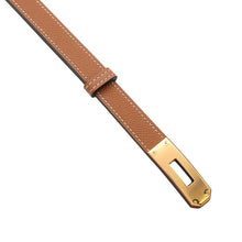 将图像加载到图库查看器中，HERMES HERMES Kelly Belt Gold Epsom
