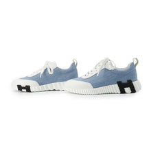 Load image into Gallery viewer, HERMES Sneakers 《Bouncing》 Blue/WhiteH251100Z Denim Leather Size 37.5
