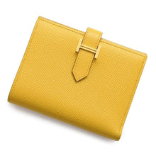 Load image into Gallery viewer, HERMES Bean compact Jaune Ambre Epsom
