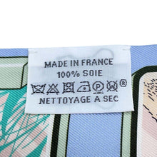 Load image into Gallery viewer, HERMES Twilly HERMES Story Blue Pale/Rose/Vert Silk100%
