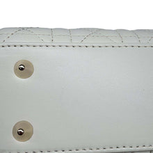 Load image into Gallery viewer, Dior Lady Dior MY ABCDIOR 2wayHandbag WhiteM0538OCAL Lambskin Size Small
